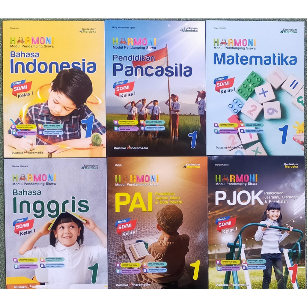 Jual Buku Modul Harmoni Kelas 1 Matematika Bahasa Indonesia Bahasa