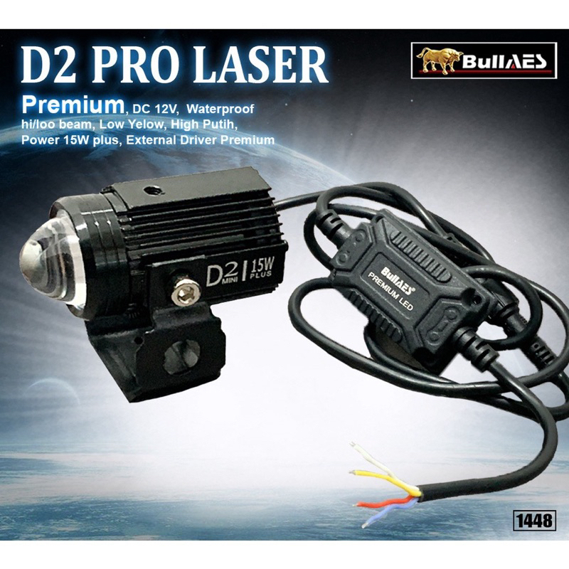 Jual D Pro Lampu Tembak Laser D Plus Hi Loo Watt Laser Output Merk