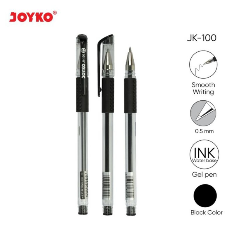 Jual PULPEN JOYKO JK 100 HITAM PACK ISI 12 PCS MURAH Shopee Indonesia