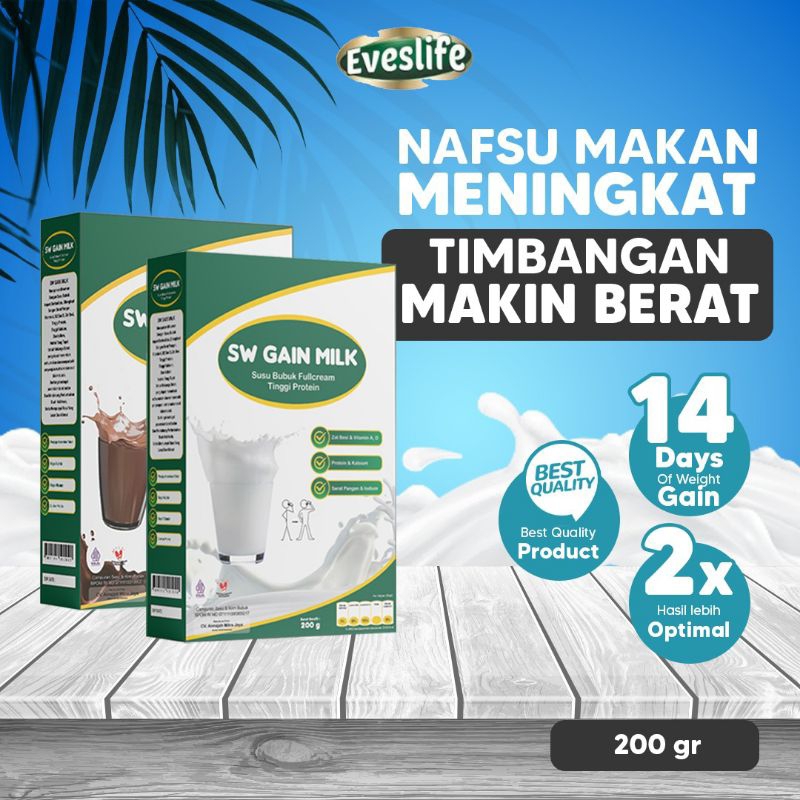 Jual Sw Gain Milk Gr Susu Penggemuk Badan Penambah Berat Badan