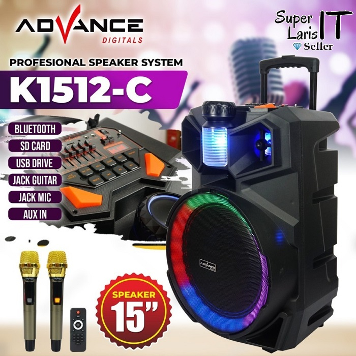 Jual Advance K C Speaker Meeting Portable Bluetooth Free Mic