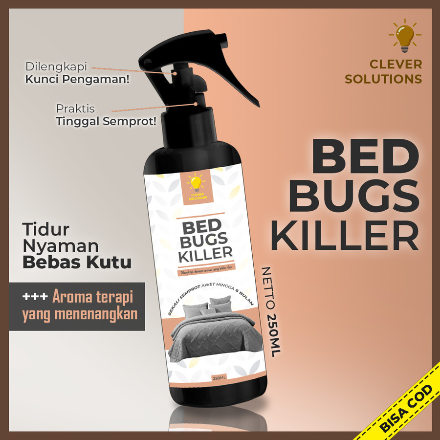 Jual Bed Bugs Killer 250ml Obat Anti Kutu Kasur Pembasmi Tungau