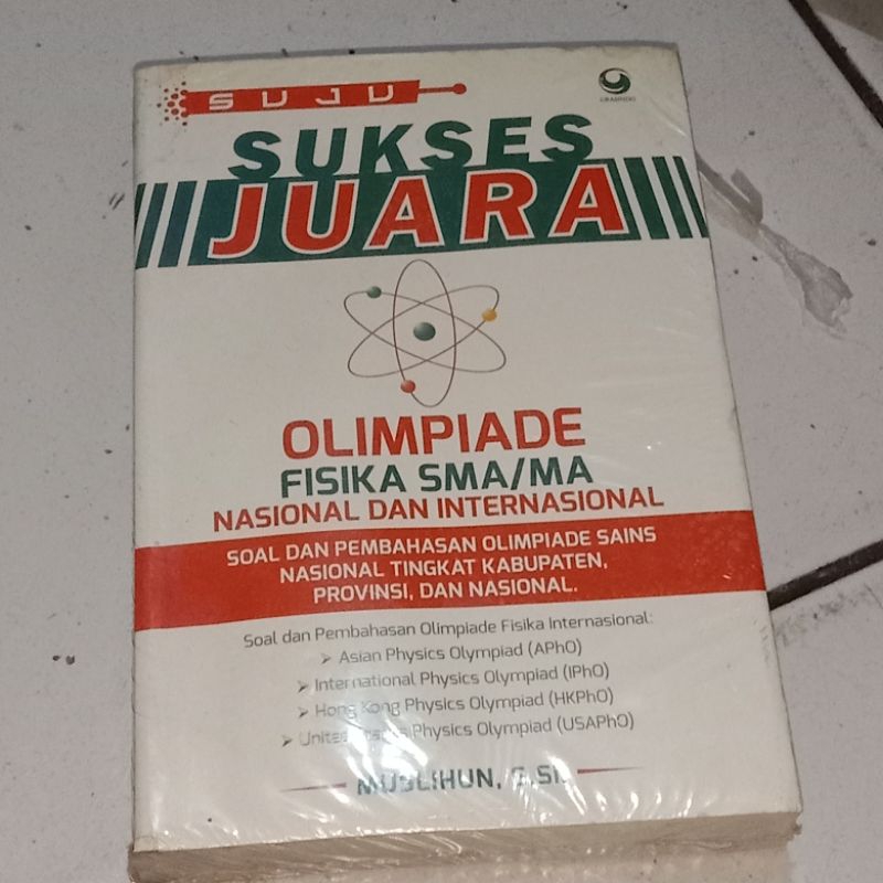 Jual BUKU Sukses Juara Olimpiade FISIKA SMA MA NASIONAL DAN