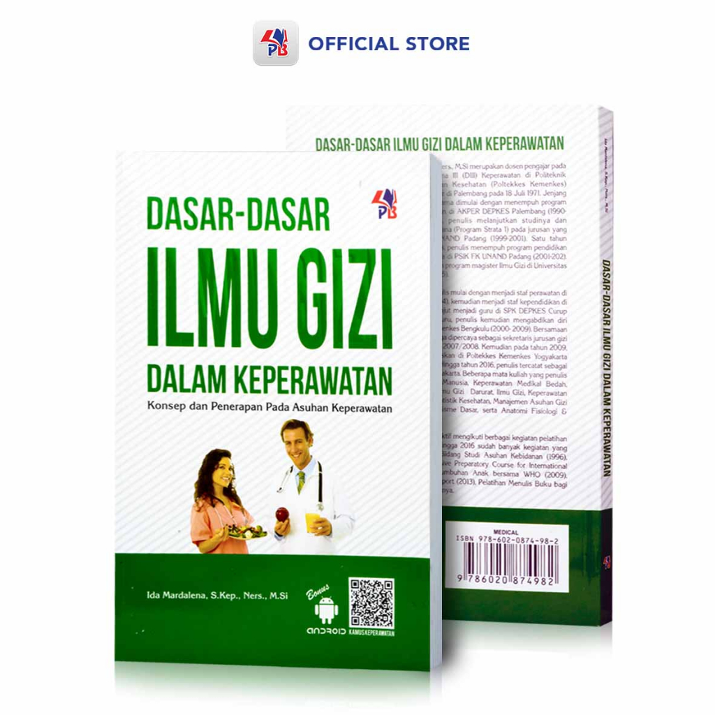 Jual Buku Keperawatan Dasar Dasar Ilmu Gizi Dalam Keperawatan Pb Press