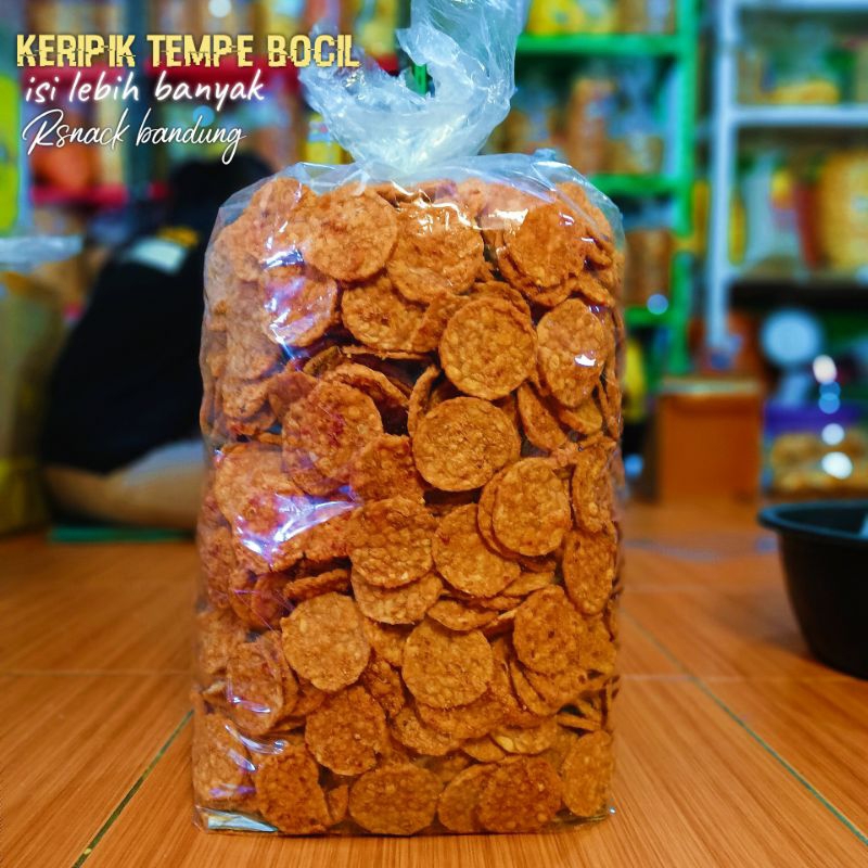 Jual Cemilan Keripik Tempe Goreng 1kg Grosir Kiloan Cemilan Bandung