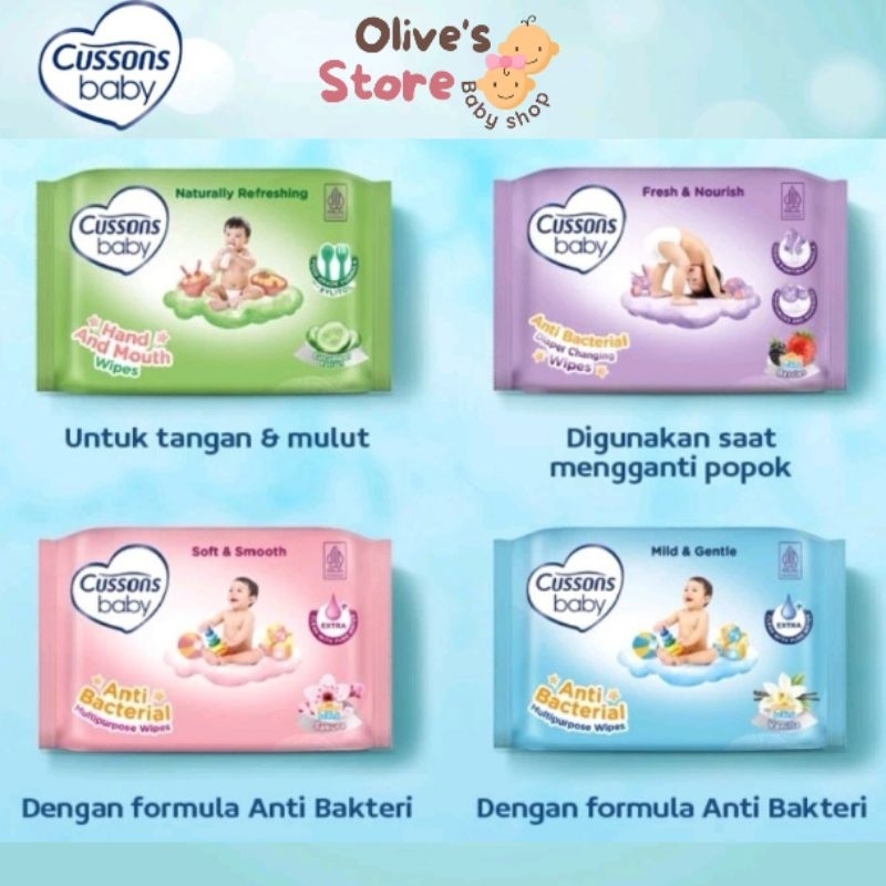 Jual Tisu Basah Cussons Baby Wipes 45 S BUY 1 GET 1 Shopee Indonesia