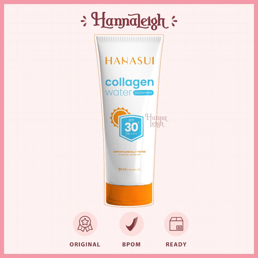 Jual HANASUI Collagen Water Sunscreen SPF 30 PA 30 Ml Shopee