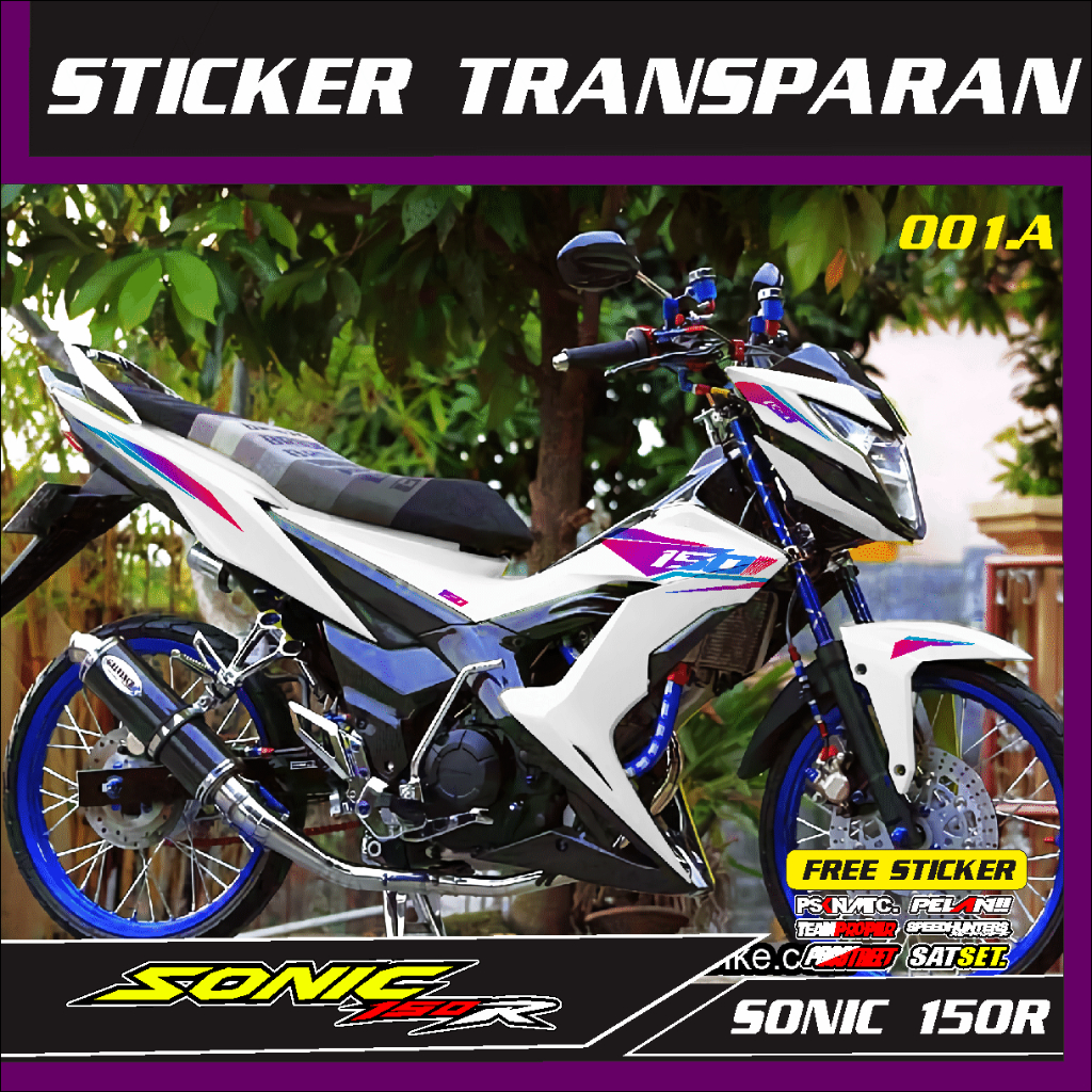 Jual Cod Striping Transparan Sonic R Fi Bening Keren Brc