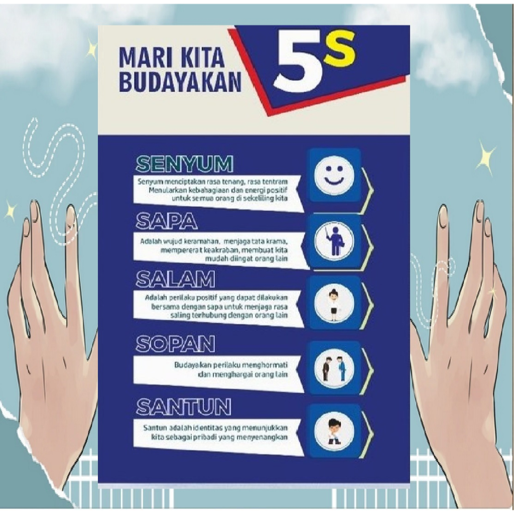 Jual Poster Budaya Kerja S Poster Edukasi Budaya Kerja S Poster