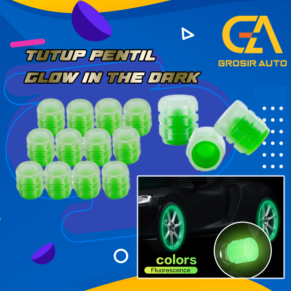 Jual Tutup Pentil Ajaib Ban Motor Mobil Glow In The Dark Shopee Indonesia