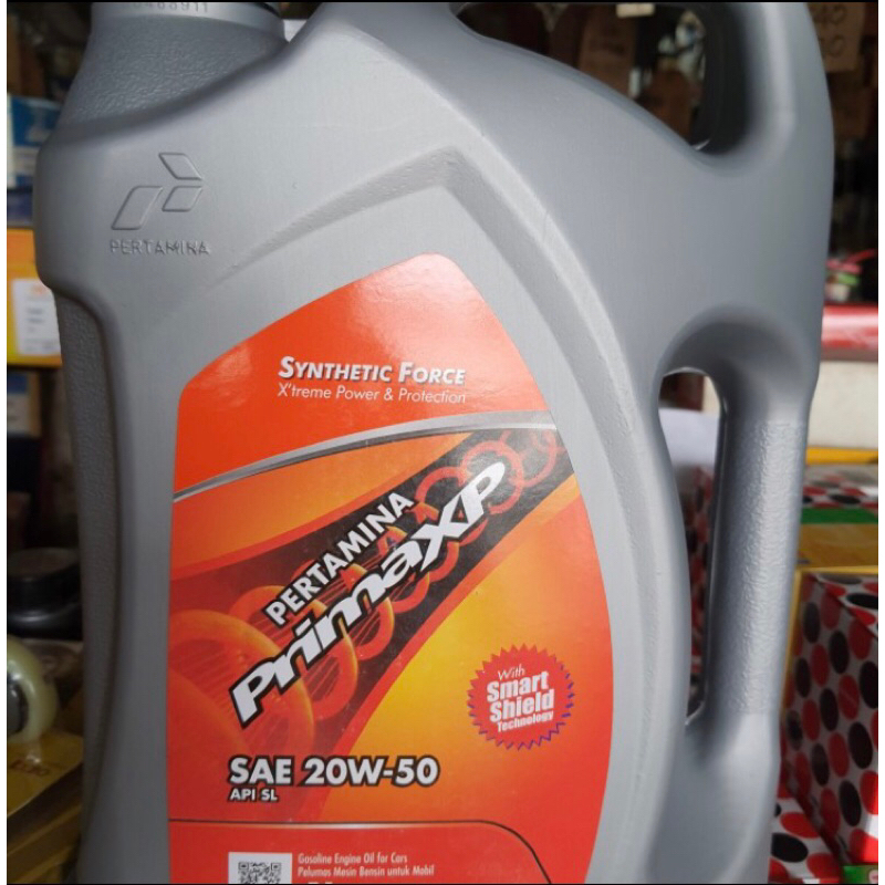 Jual Oli Prima Xp Sae 20w 50 Kemasan 4 Liter By Pertamina Shopee