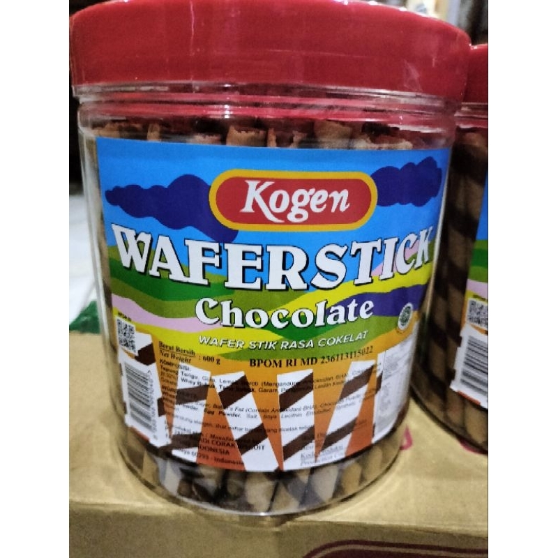 Jual WAFER STICK CHOCOLATE KOGEN 600g WAFER STIK RASA COKELAT