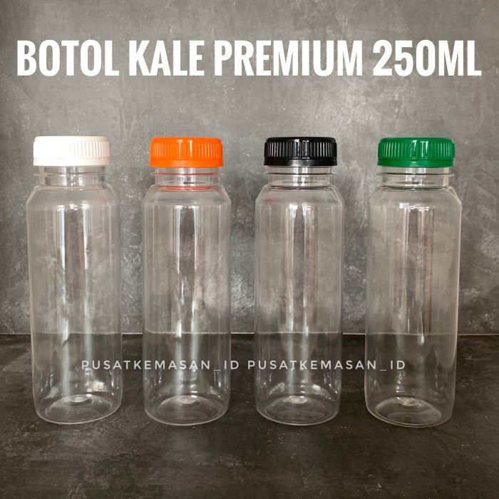 Jual Botol Kale Premium 250ml Botol Plastik Jus Kopi Susu Jamu Yogurt