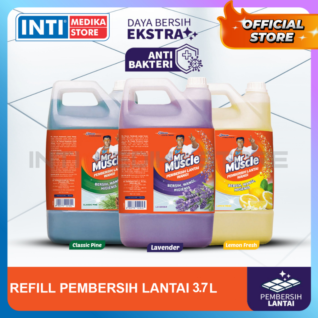 Jual MR MUSCLE Pembersih Lantai Wangi 3 7L Cairan Pewangi Lantai