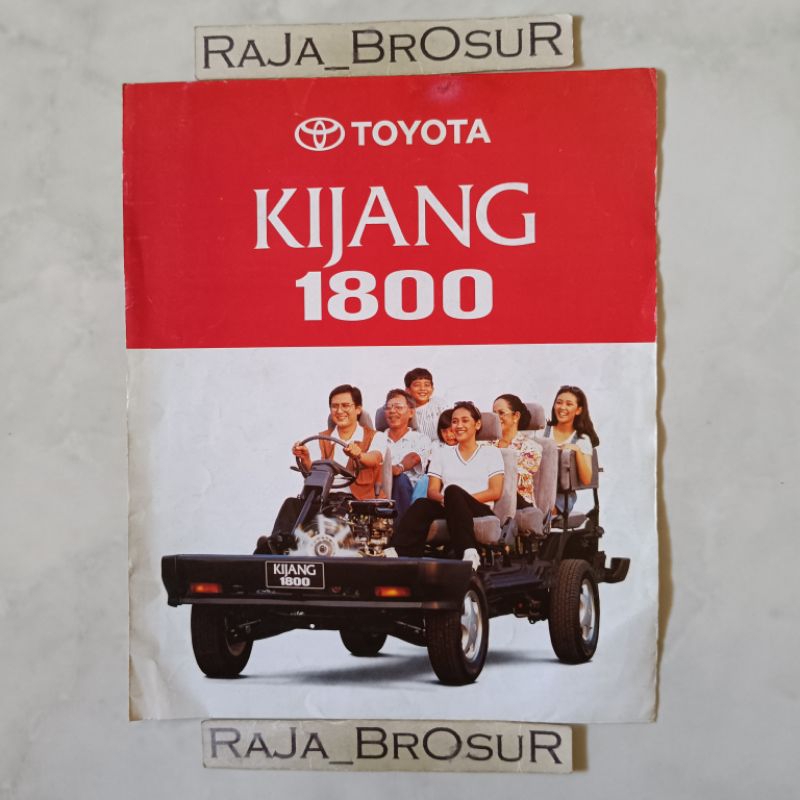 Jual Poster Brosur Katalog Leaflet Jadul Lawas Toyota Kijang Super