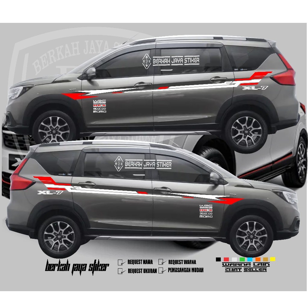 Jual Stiker Sticker Cutting Mobil Suzuki Xl Striping List Body Samping