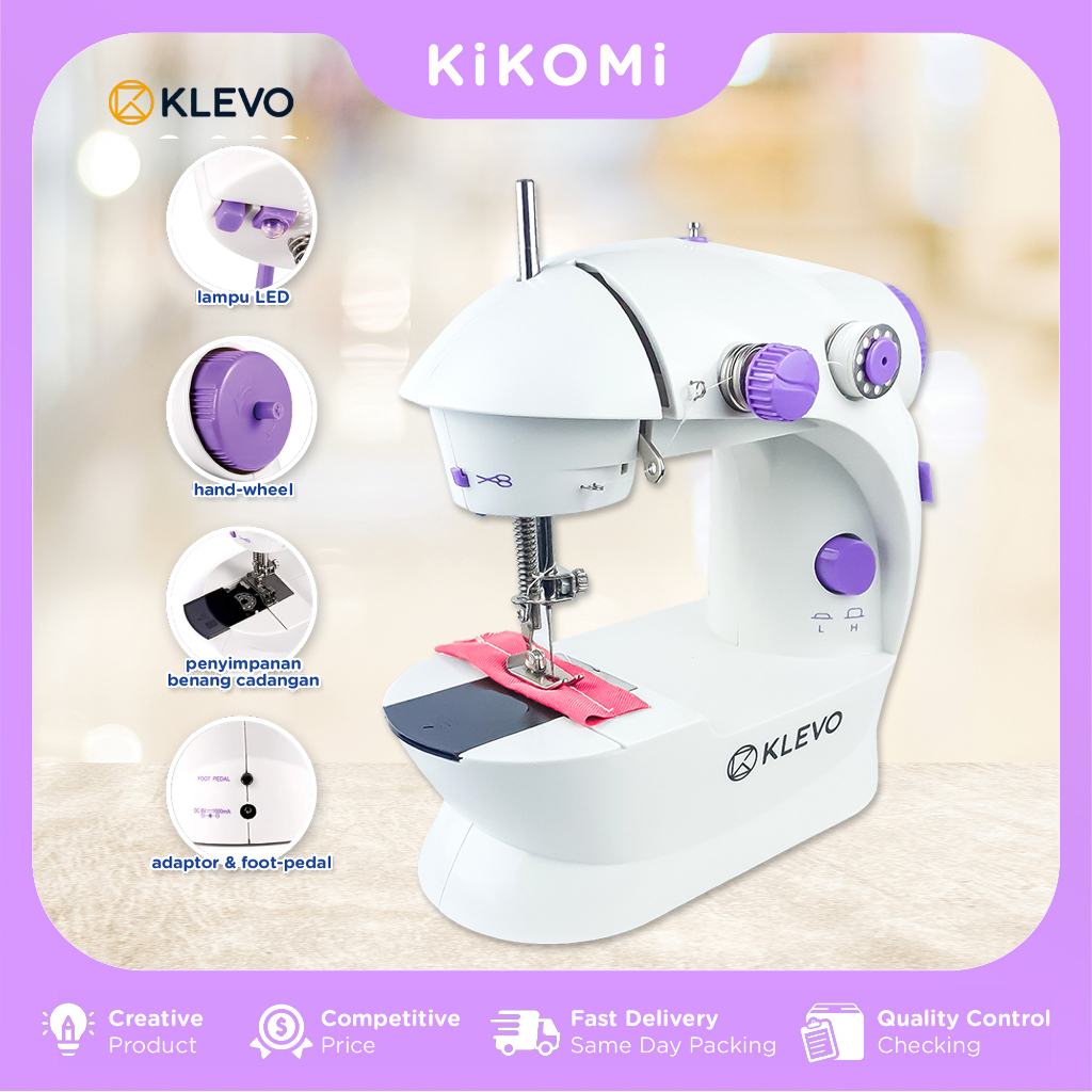 Jual Klevo Mesin Jahit Portable In Sm A Mini Sewing Machine Dengan