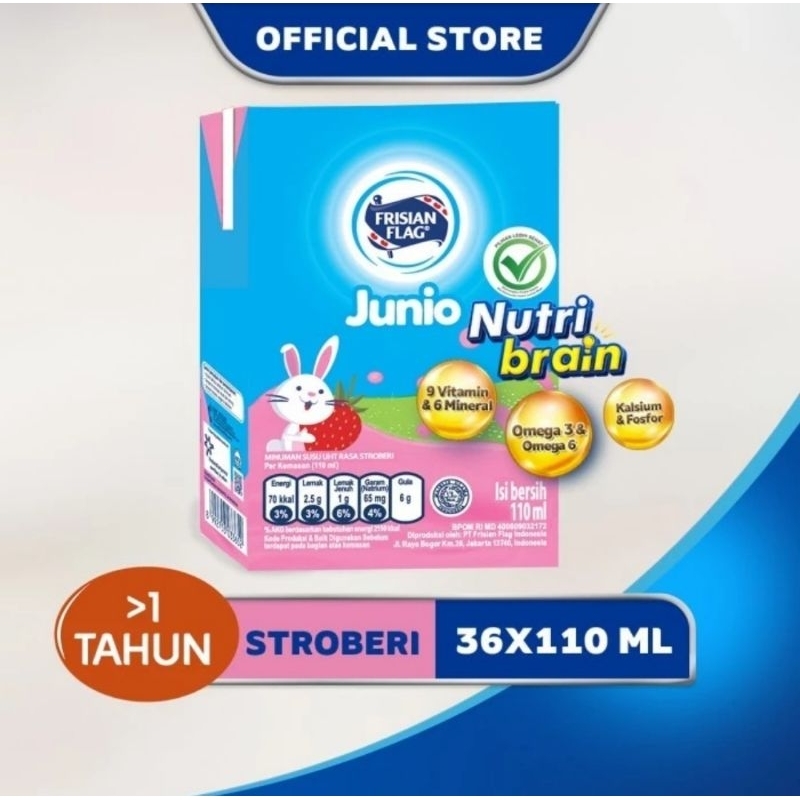 Jual Susu Uht Junio Frisian Flag Ml Rasa Stroberi Dus Pcs