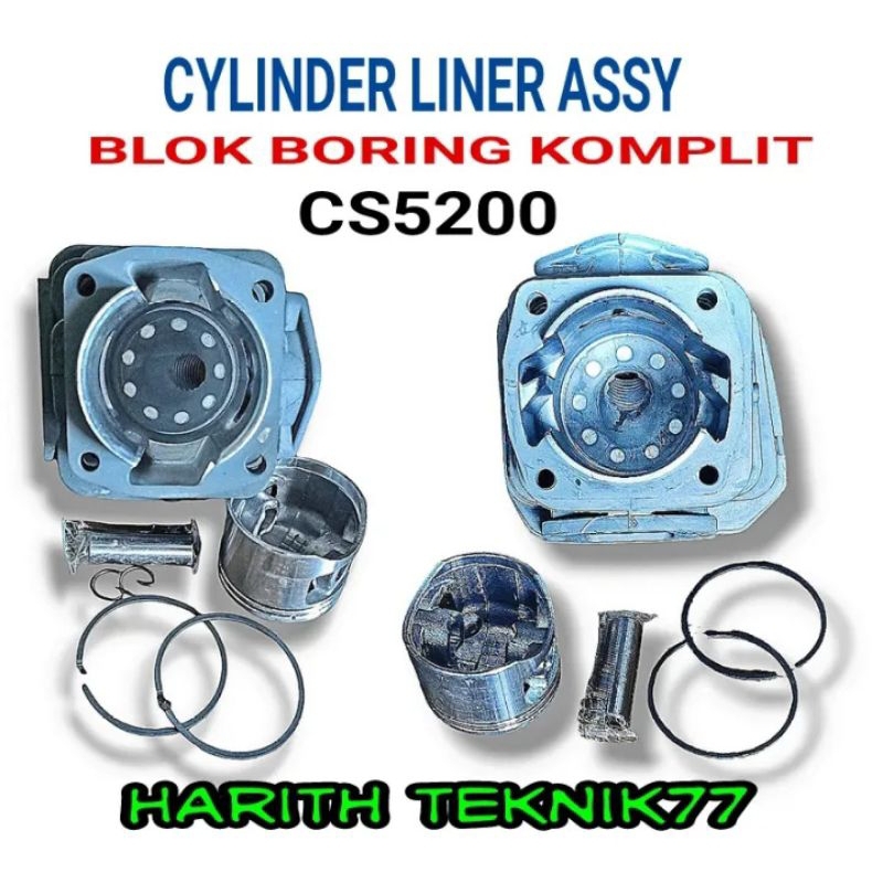 Jual Cylinder Liner Assy Block Boring Turbo Chainsaw Shopee