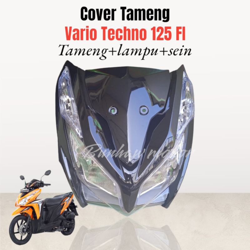 Jual Cover Tameng Honda Vario Techno Fi Satu Set Tameng Lampu Sein