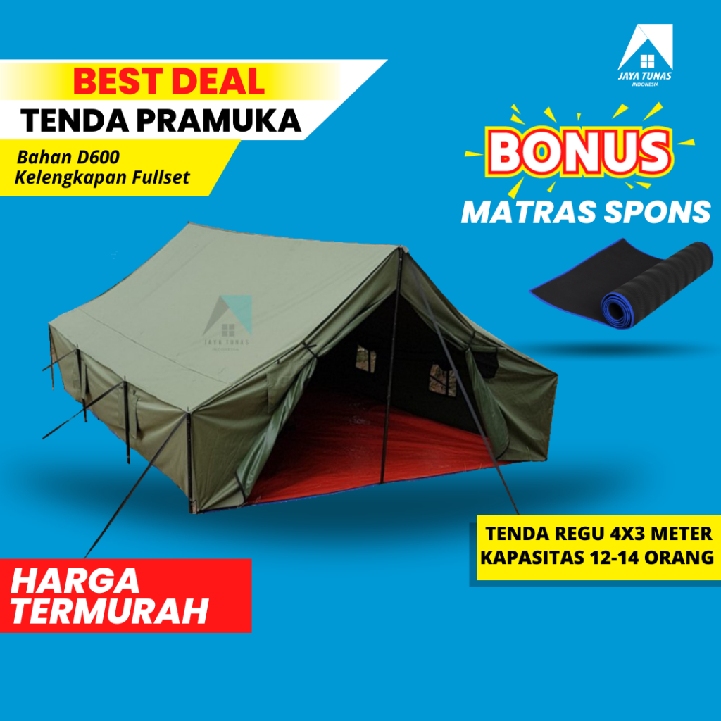 Jual Tenda Pramuka Tenda A Tenda Regu Pramuka Tenda Komando