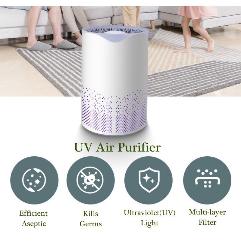 Jual Air Purifier Alat Pembersih Udara With HEPA13 Filter Sinar UV C