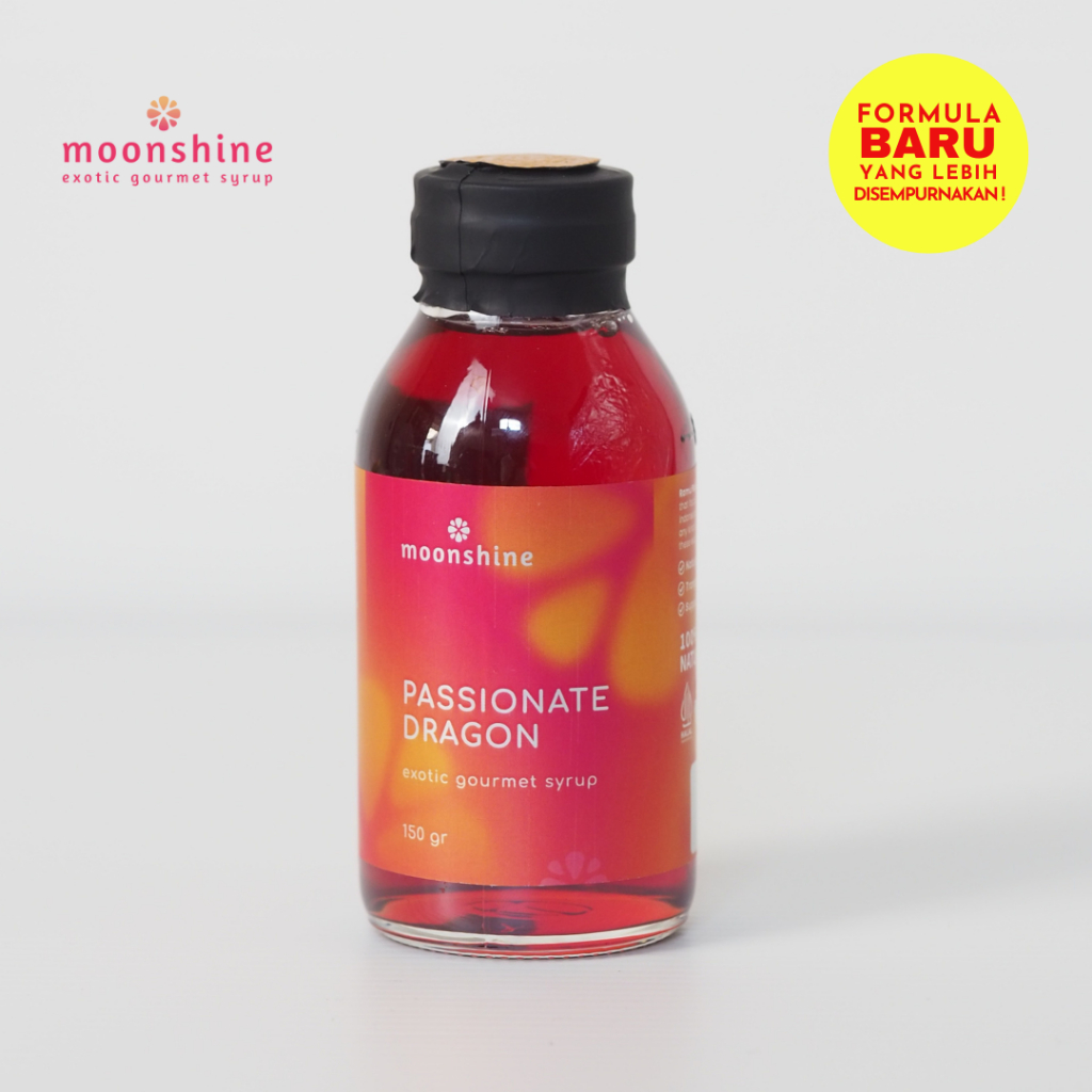 Jual Moonshine Passionate Dragon Syrup Sirup Alami Rasa Buah Naga