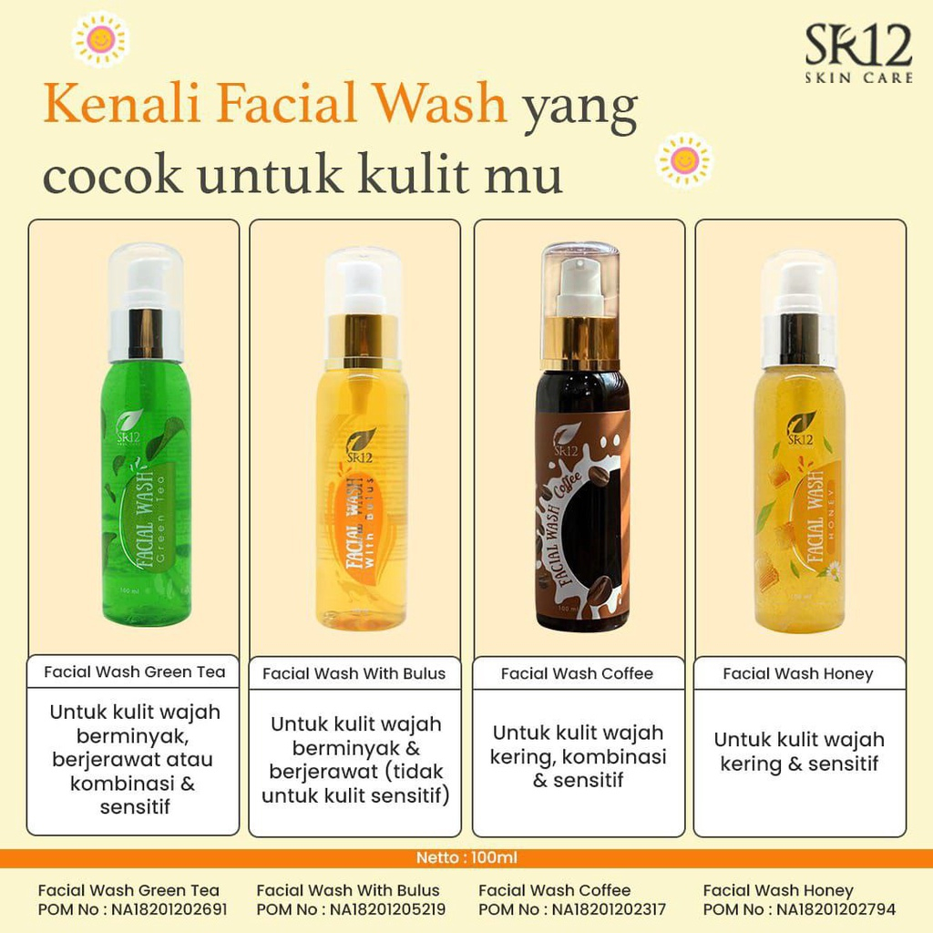 Jual Facial Wash Sr Ml All Varian Honey Bulus Coffee Green