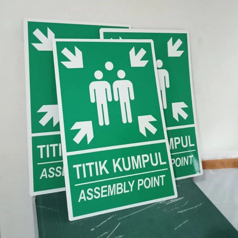 Jual Sticker Titik Kumpul Assembly Point Arkelik Mm Shopee Indonesia