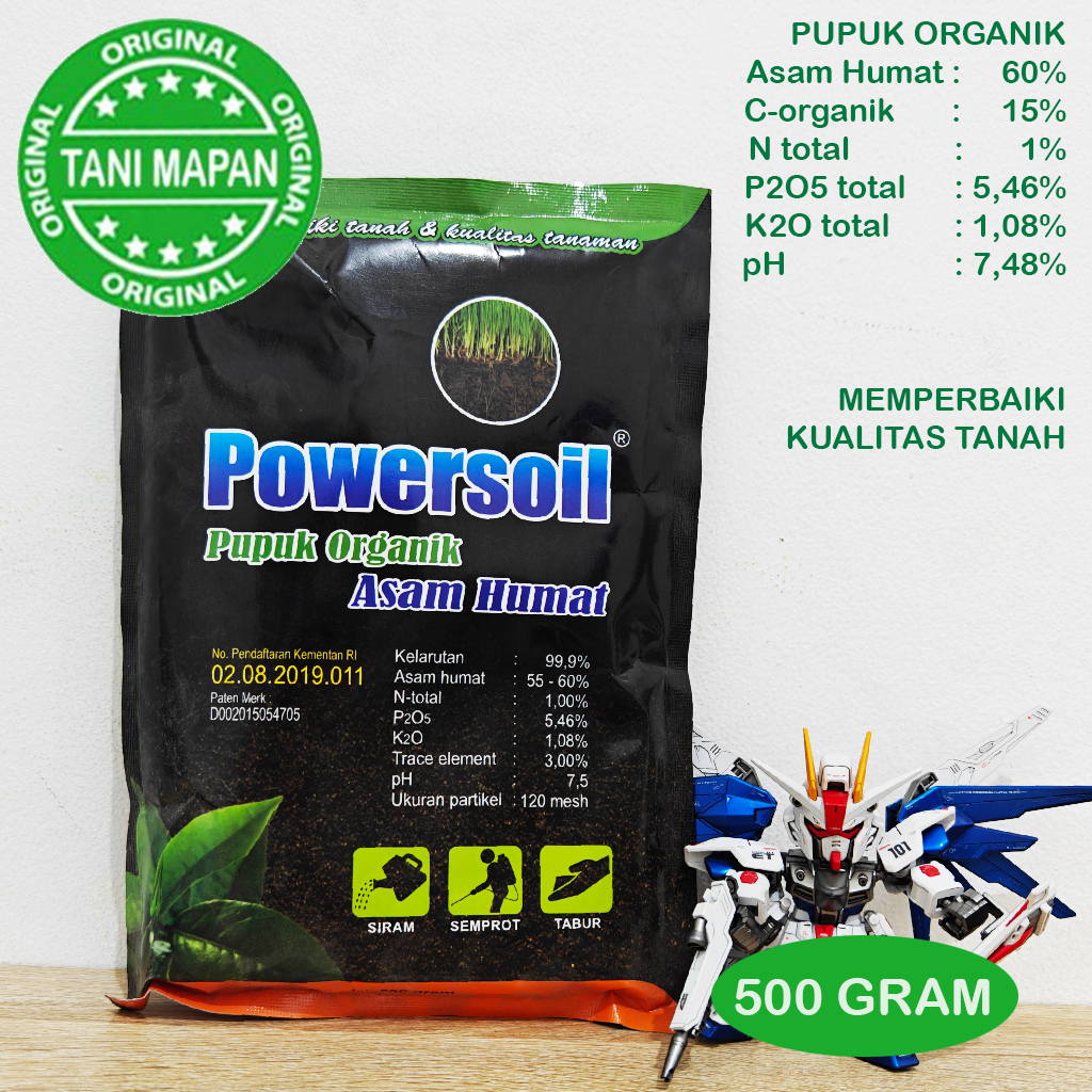 Jual Power Soil Gram Asam Humat Pupuk Powersoil Shopee Indonesia