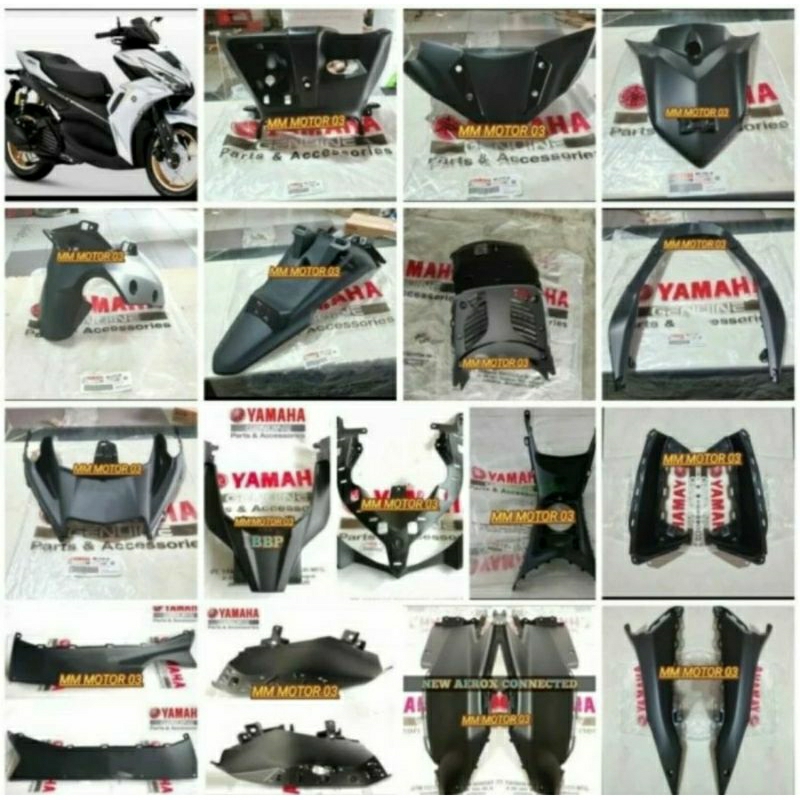 Jual PAKET BODY KASAR AEROX NEW BBP YAMAHA ORIGINAL YGP Shopee Indonesia