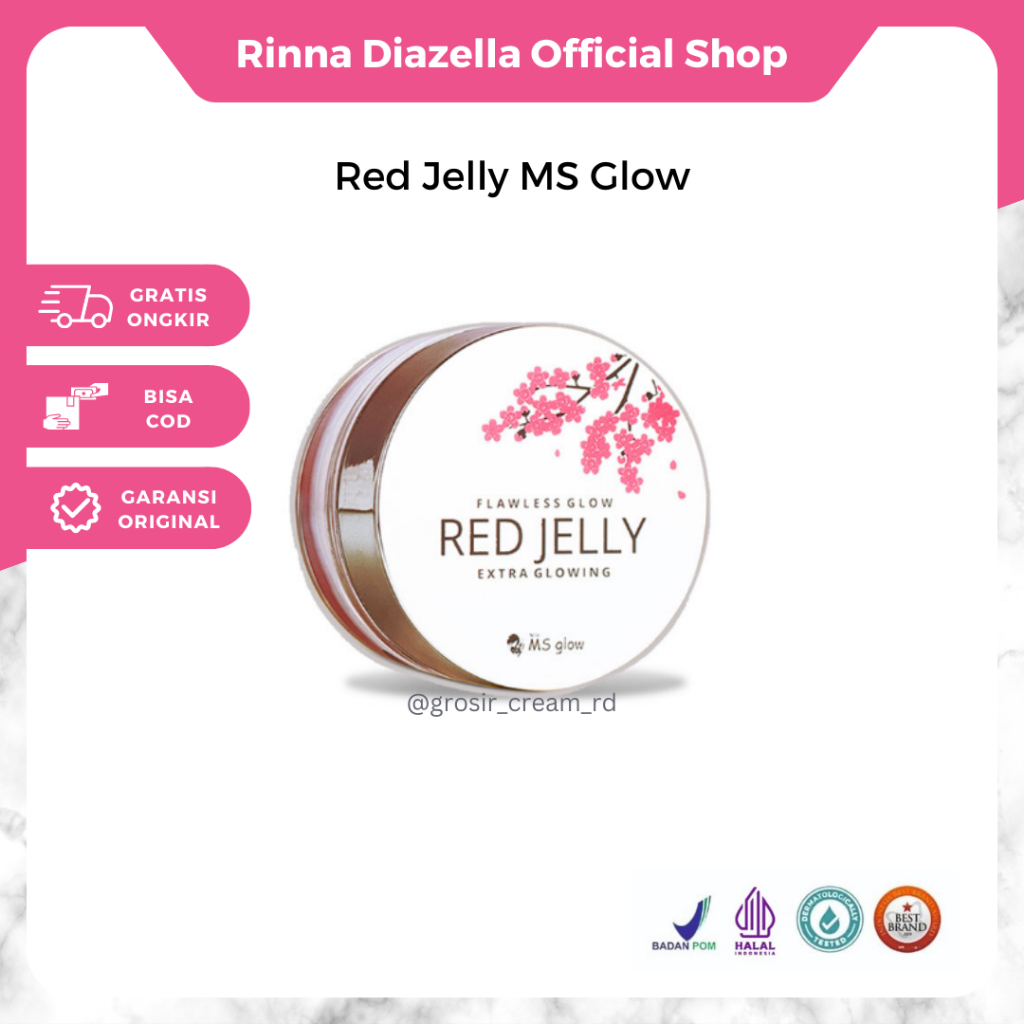 Jual Ms Glow Red Jelly New Barcode Terbaru Original Termurah