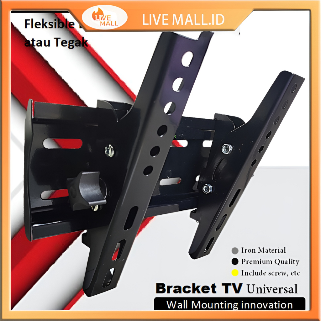 Jual Bracket TV LED LCD 32 40 43 24 21 29 17 14 Inch Dijamin Cocok 14