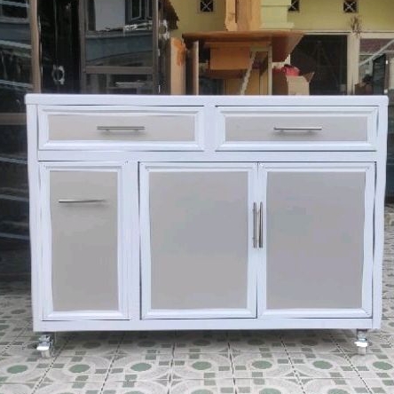 Jual Meja Dapur Meja Island Kitchen Set Bawah Shopee Indonesia