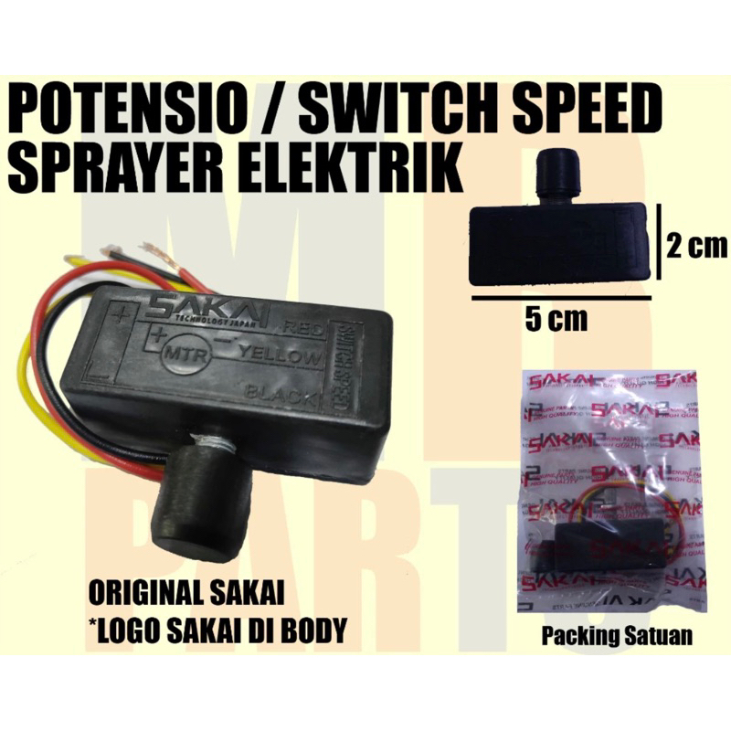 Jual Switch Speed Sprayer Potensio Pengatur Kecepatan Volume V