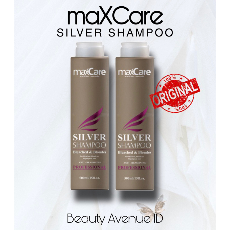 Jual Maxcare Silver Shampoo Daily Use No Yellow Bleach Shampoo Rambut