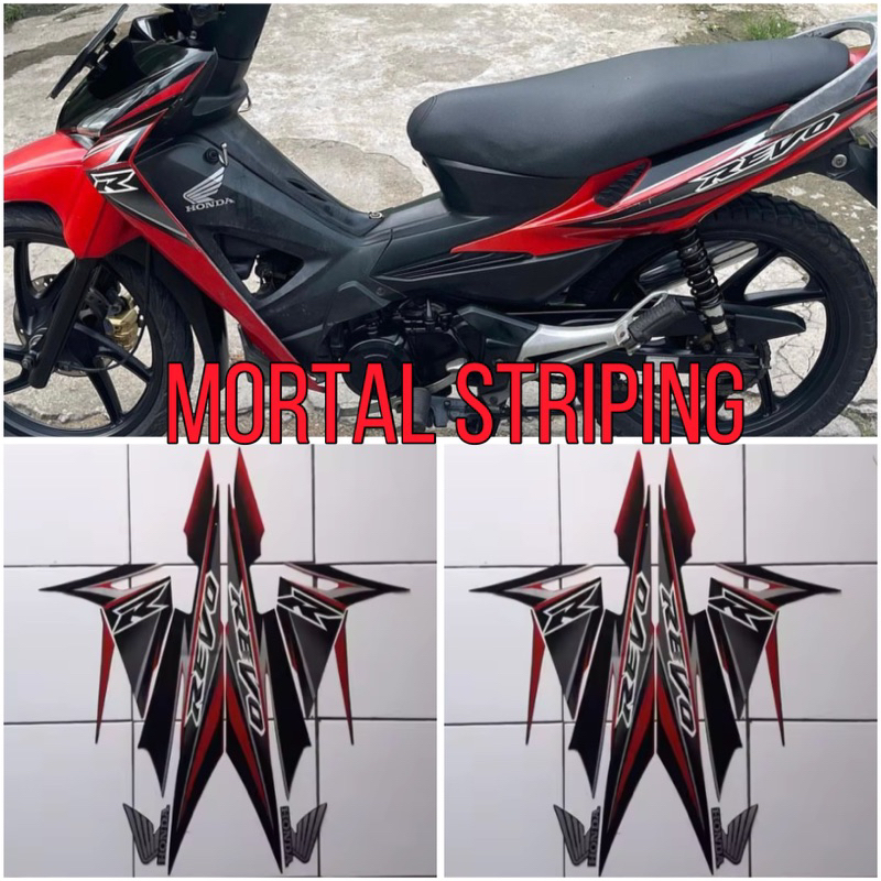 Jual Sticker Striping Full Set Lis List Body Motor Honda Revo Lama