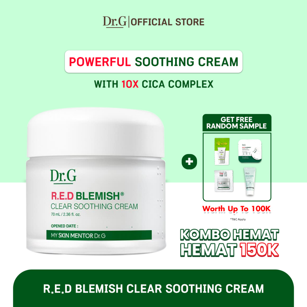 Jual Dr G R E D Blemish Clear Soothing Cream Shopee Indonesia