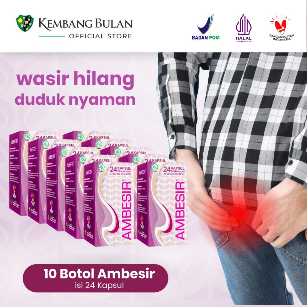 Jual Promo Bundling Botol Isi Kapsul Kembang Bulan Ambesir Isi