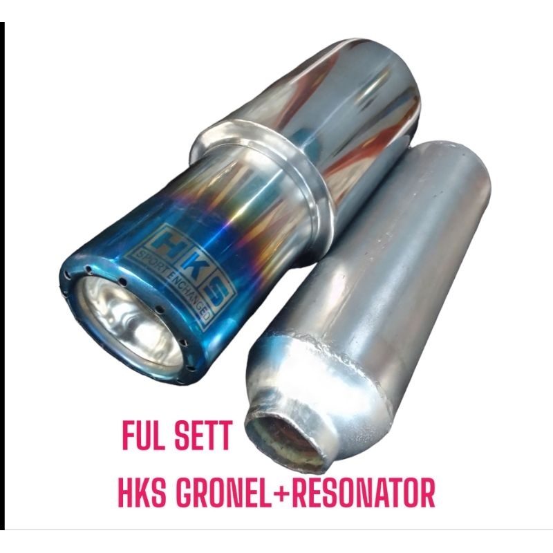 Jual Paket Hemat Hks Gronel Resonator Suara Dijamin Ngebas Empuk