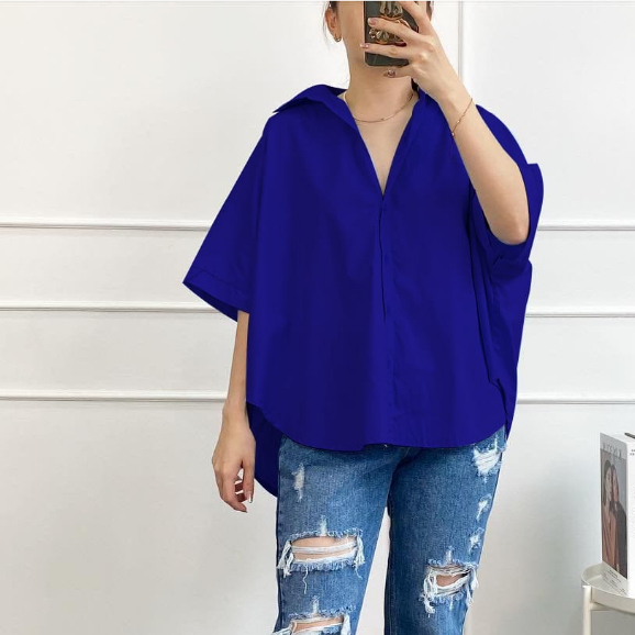 Jual Kemeja Batwing Oversize Atasan Kemeja Wanita Kemeja Oversize