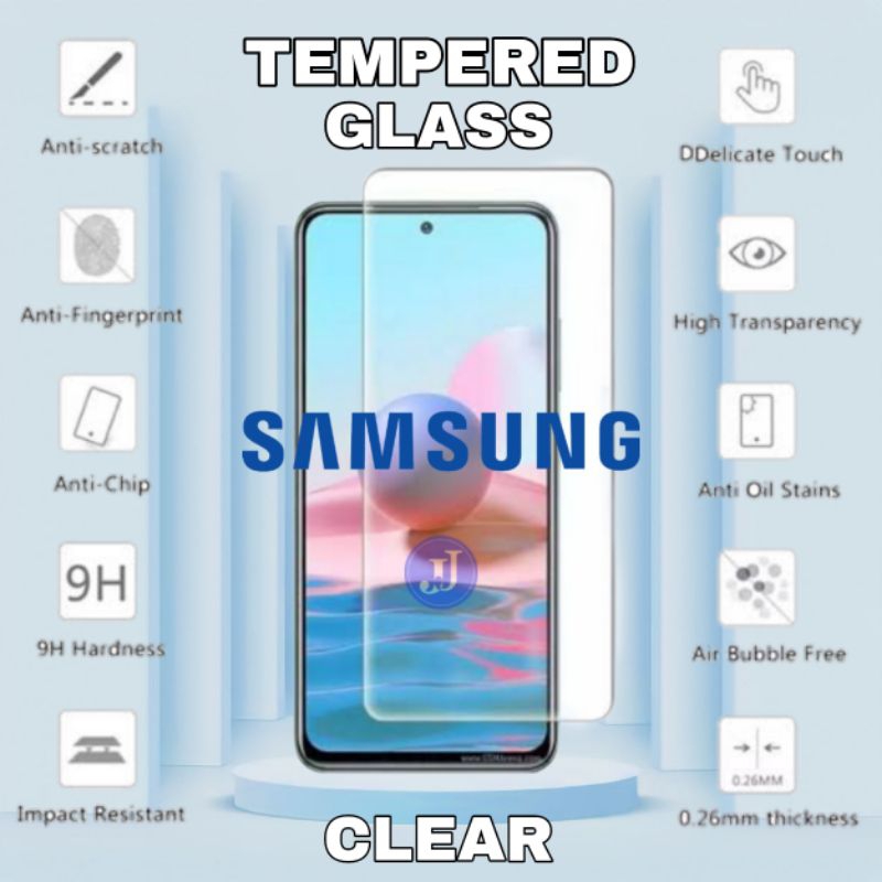 Jual Samsung Pelindung Layar Anti Gores Tempered Glass Bening