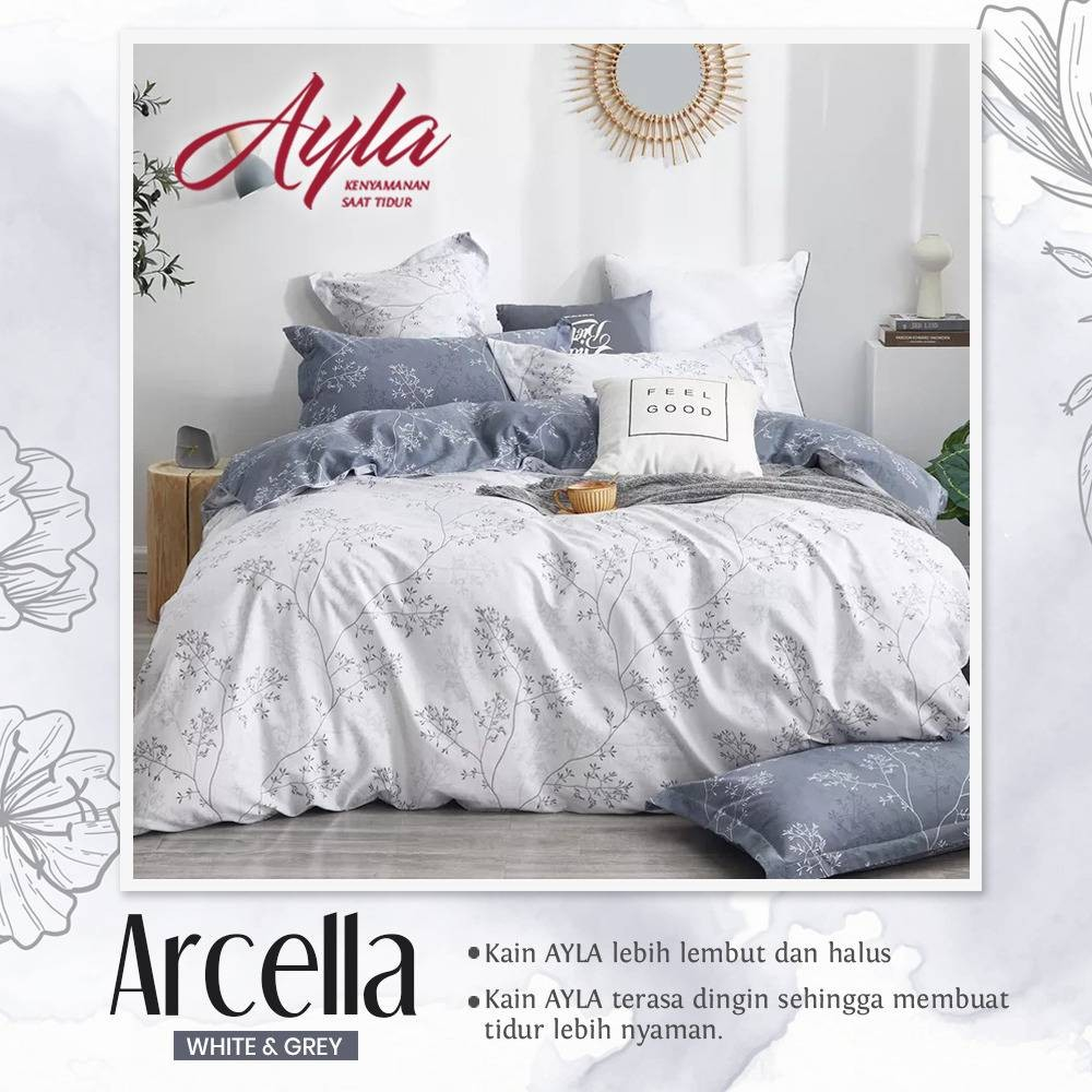 Jual Siliki Bedcover Sprei Katun Ayla Premium Homemade Collection