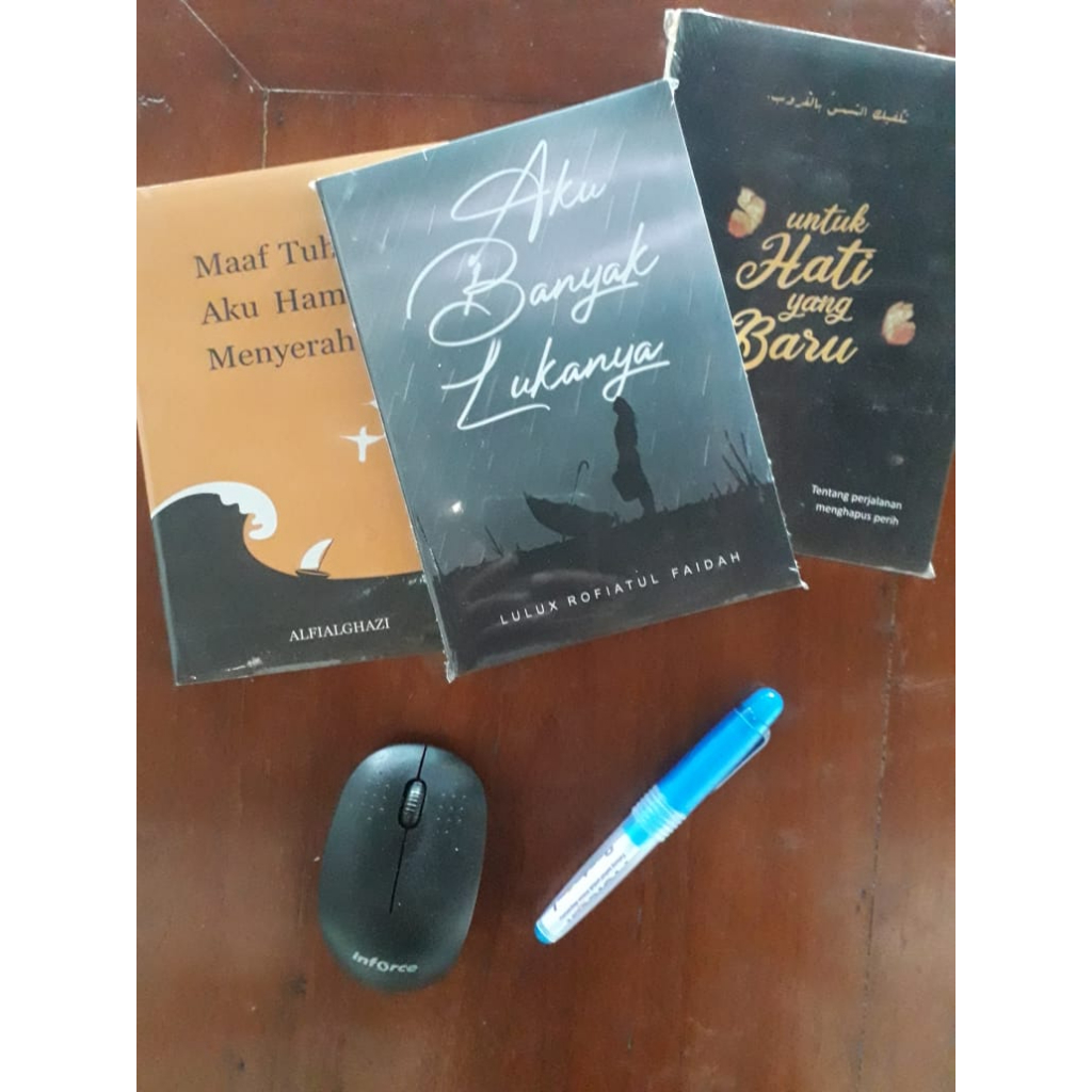 Jual Paket Buku Aku Banyak Lukanya Untuk Hati Yang Baru Dan Maaf