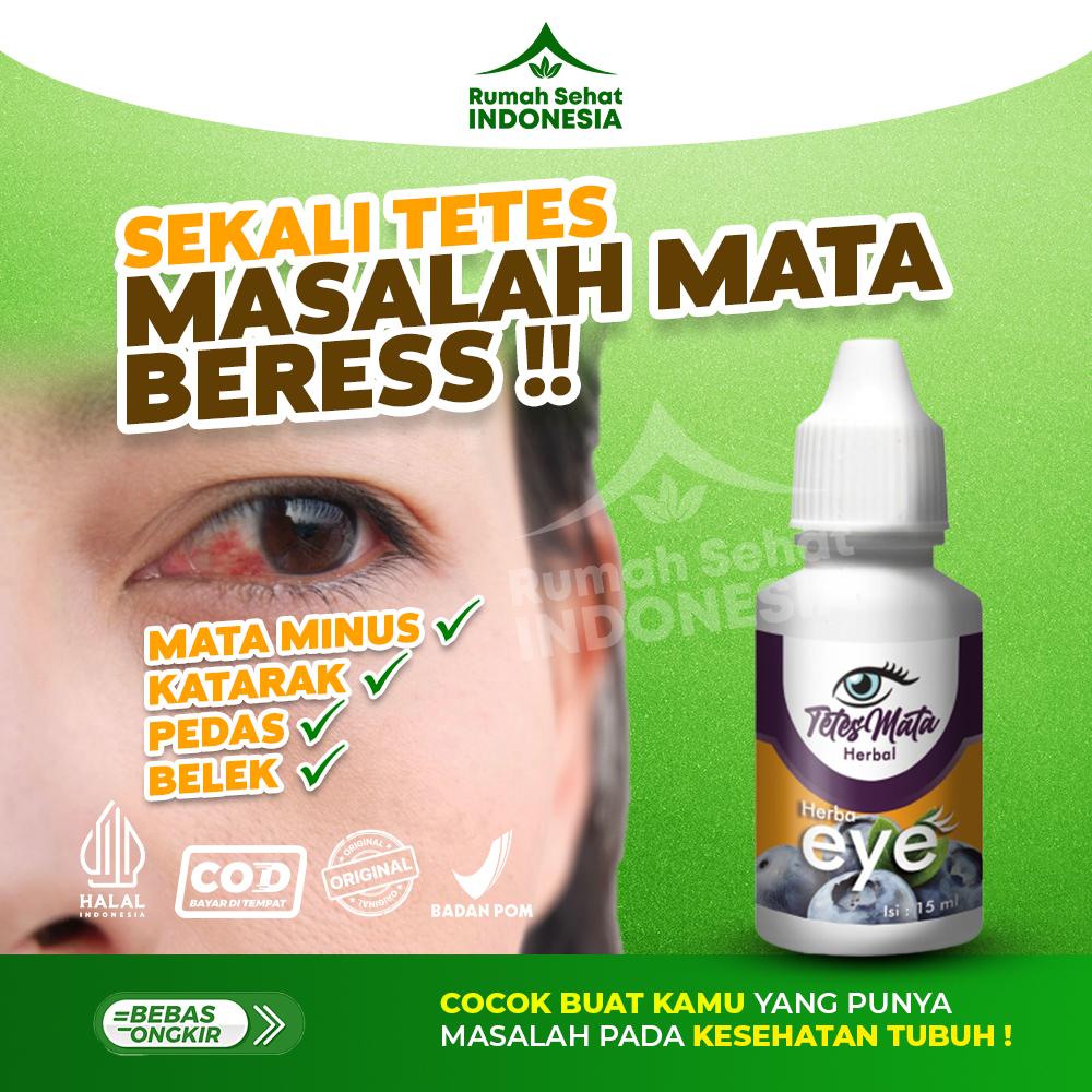 Jual Herba Eye Obat Tetes Mata Katarak Minus Rabun Tanpa Operasi Yang