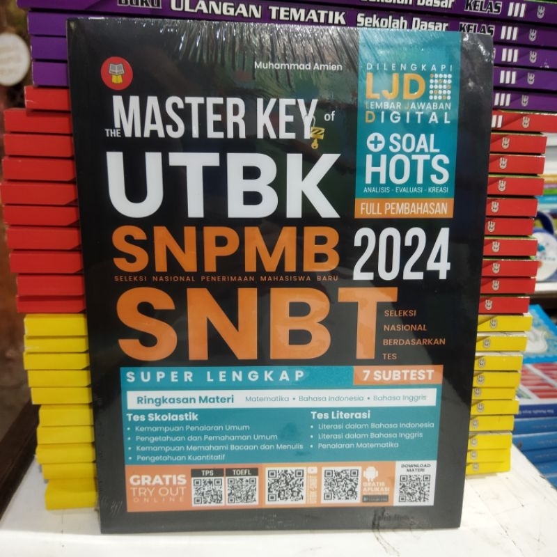 Jual BUKU MASTER KEY UTBK SNBT 2024 MUHAMMAD AAMIN Shopee Indonesia