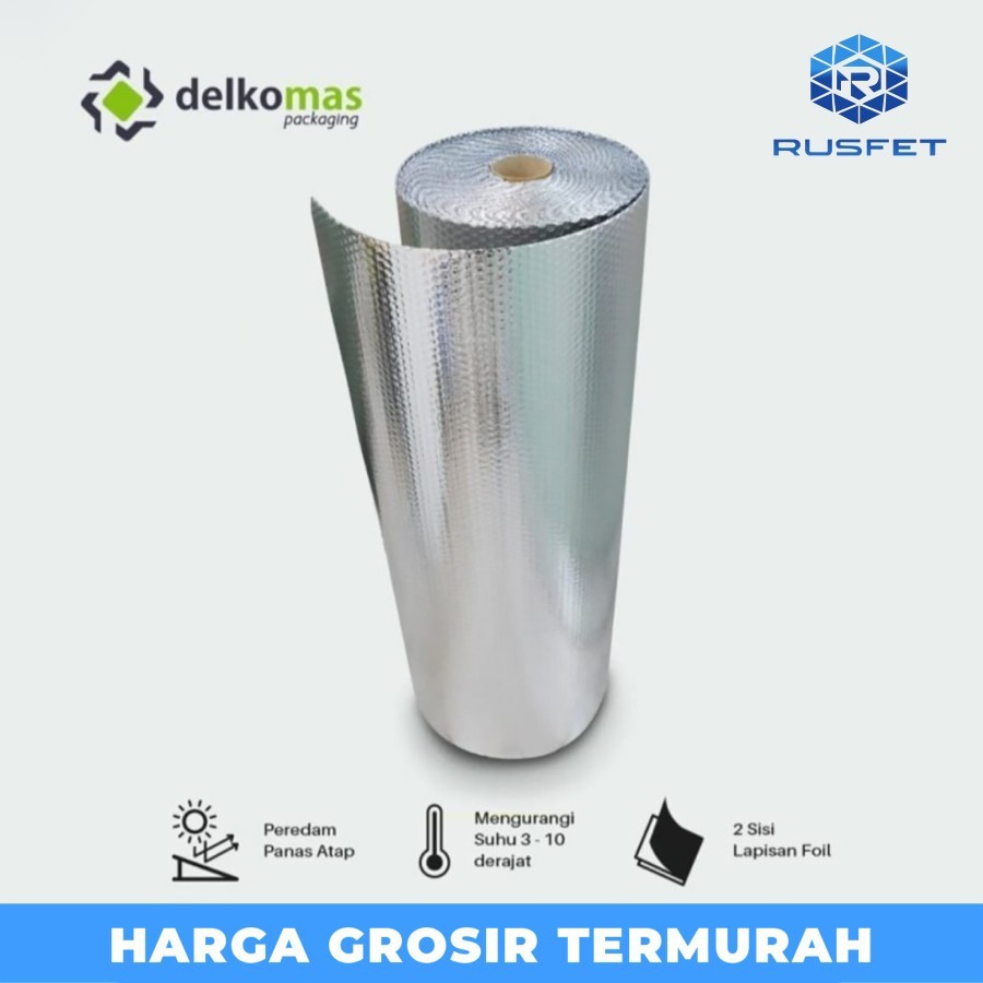 Jual Plastik Bubble Alumunium Foil Dkm Cm X M Shopee Indonesia