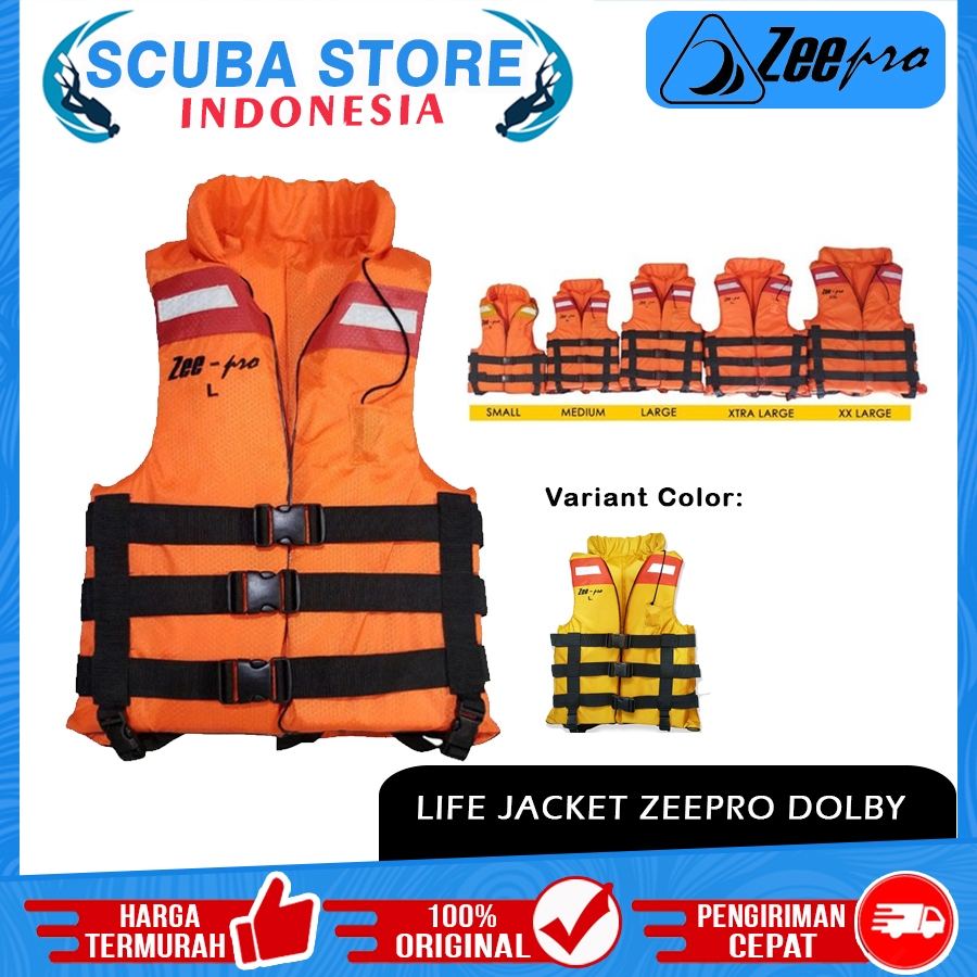 Jual Life Jacket Zeepro Dolby Vest Jaket Rompi Pelampung Alat Safety