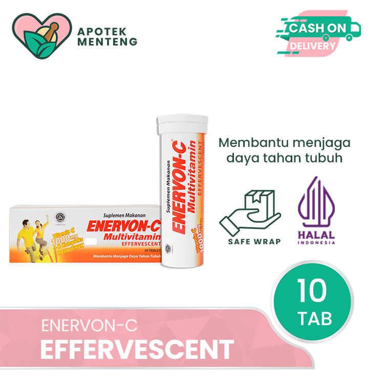 Jual Enervon C Effervescent Tablet Multivitamin Daya Tahan Tubuh