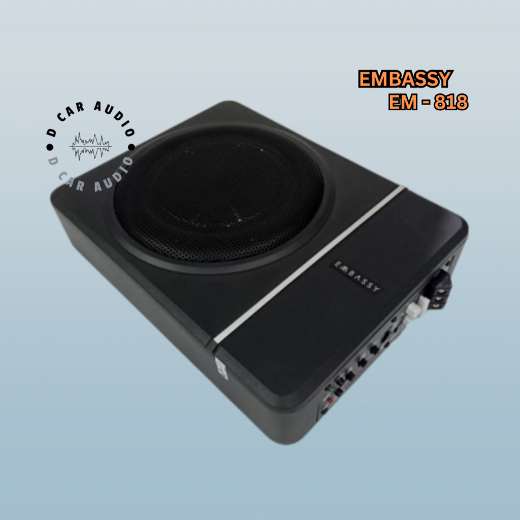 Jual Subwoofer Kolong EMBASSY EM 818 Slim 8 Inch Shopee Indonesia